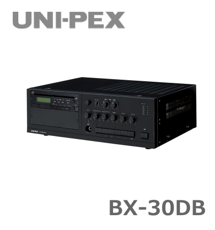 BX-30DB】UNI-PEX ユニット式卓上アンプ CDプレーヤー付 (SD/USB付