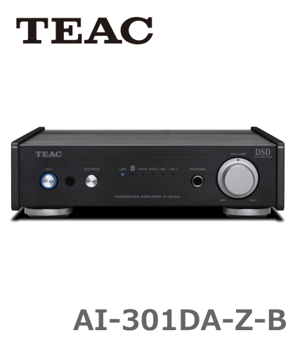 TEAC ステレオプリメインアンプ USB/DAC 対応 ブラック [AI-301DA-Z-B