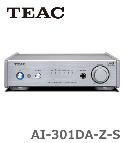 TEAC ステレオプリメインアンプ USB/DAC 対応 シルバー [AI-301DA-Z-S