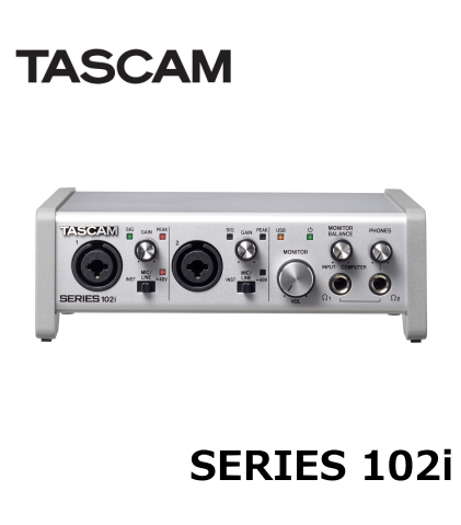 TASCAM　オーディオインターフェース [SERIES 102i]