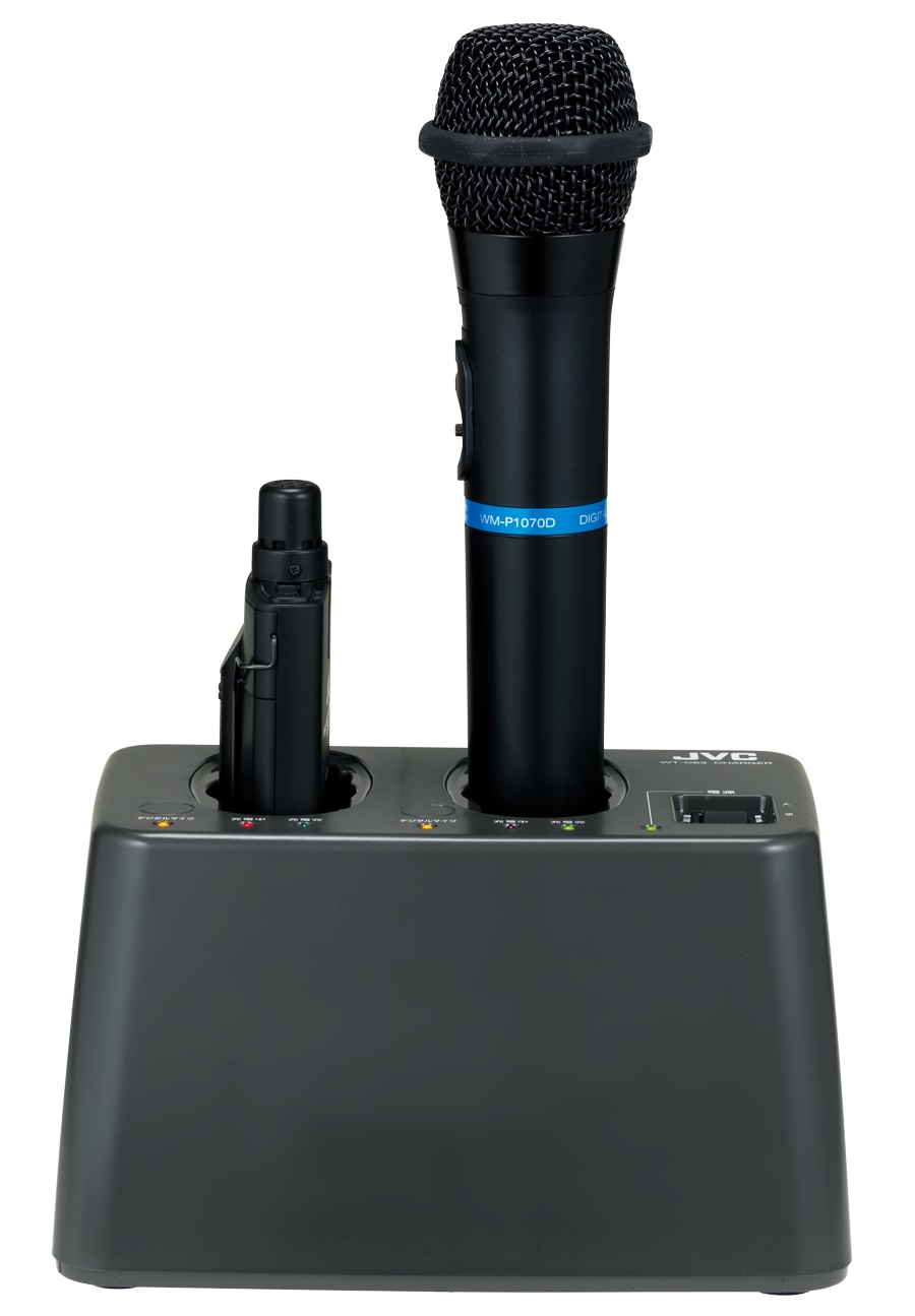 WT-C63】JVC ワイヤレスマイク 専用充電器 (2本用) 充電電池付 