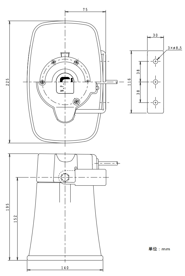 YD-321B + NP-110G x 2】ノボル電機 車載用SDプレーヤー搭載